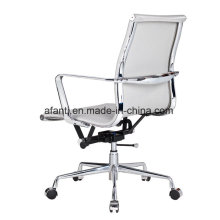 Ergonomischer Aluminium-Bürodrehstuhl aus Leder (RFT-B219)